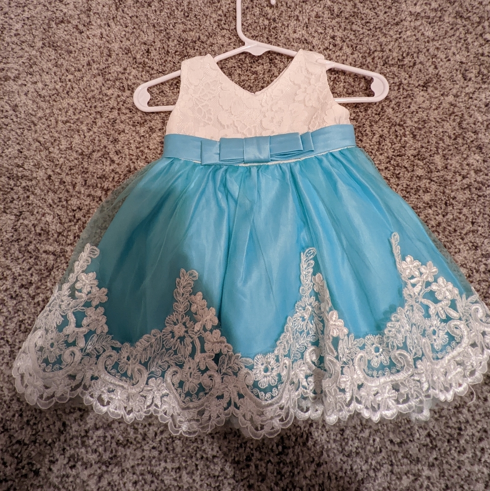 3 month beautiful lace baby dress